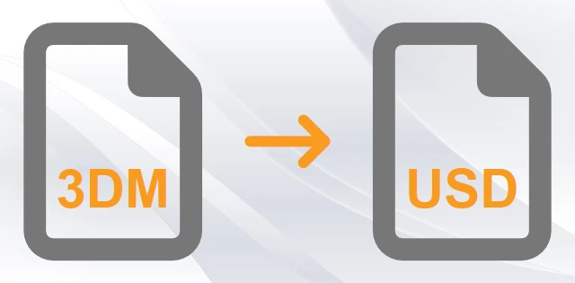 Convert 3DM to USD