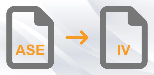 Convert ASE to IV