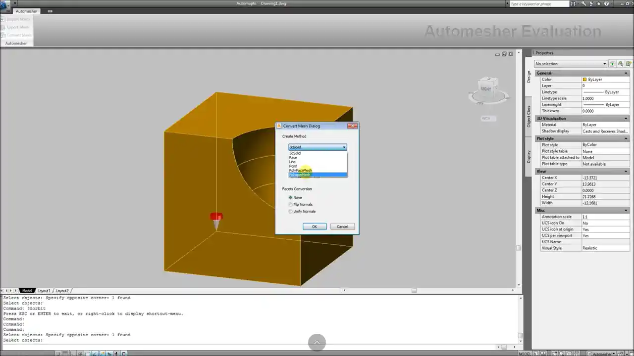 When CONVTOSOLID Fails to Convert Mesh to Solid